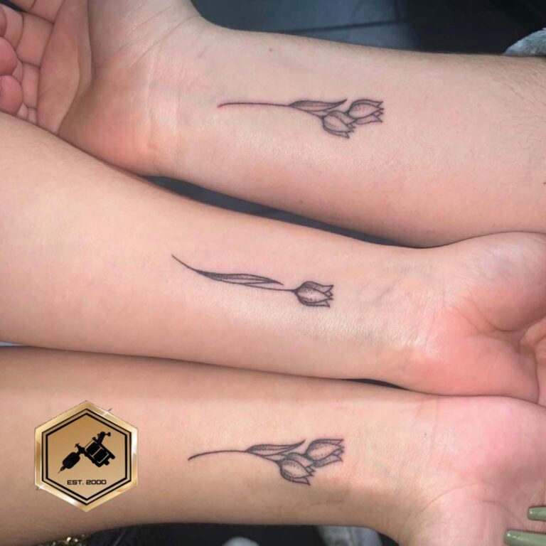 Fine line black & grey tattoo design San Antonio TX