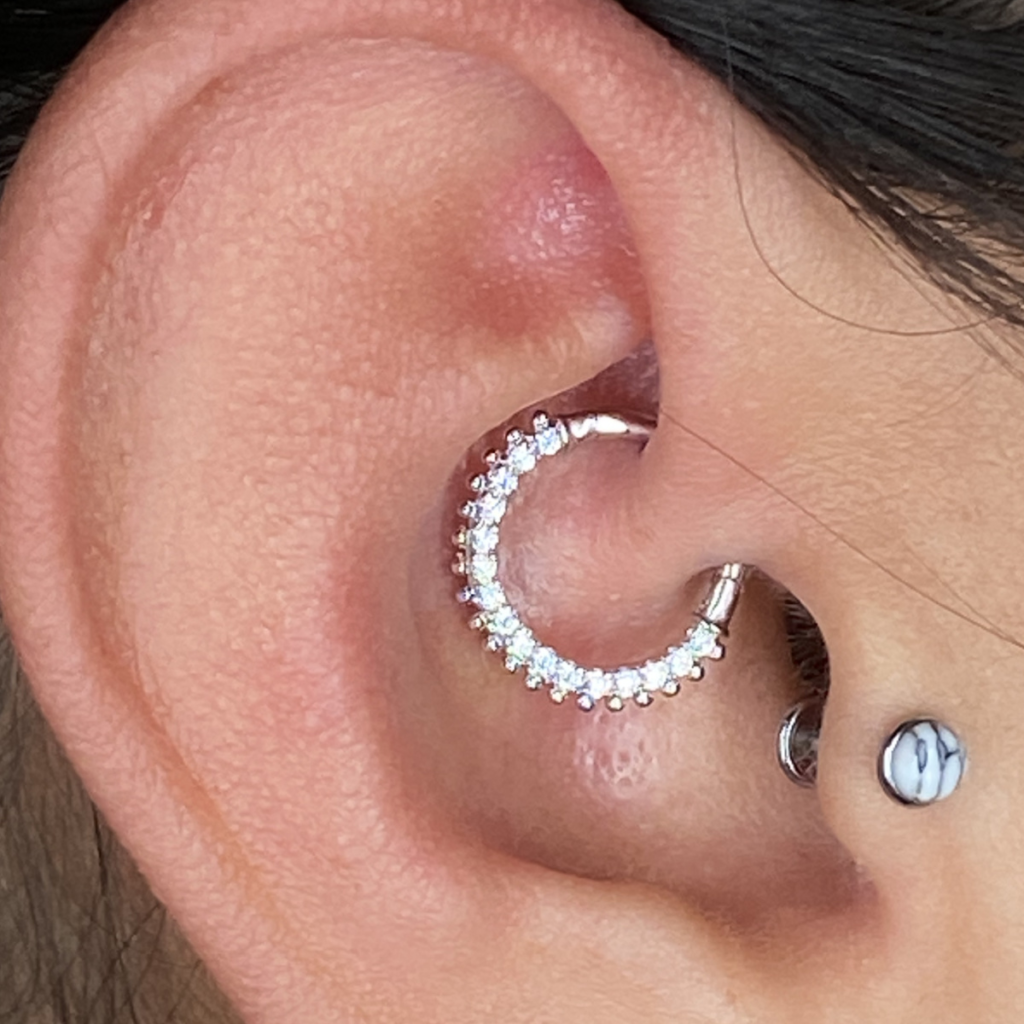 Daith Piercing Platinum Tattoos & Piercings San Antonio, TX