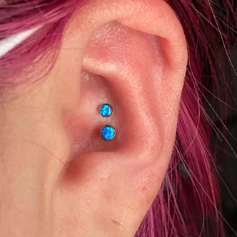 Conch Piercing Platinum Tattoos & Piercings San Antonio, TX