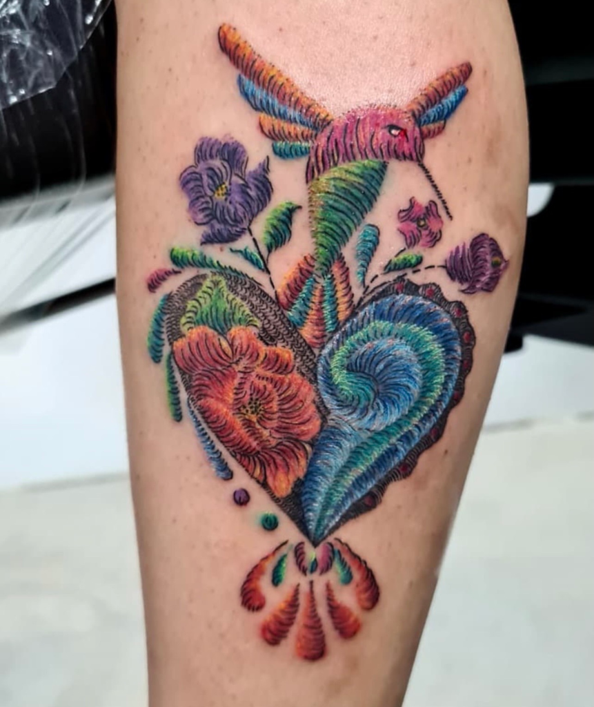 Embroidery Tattoo-Platinum Tattoos- San Antonio