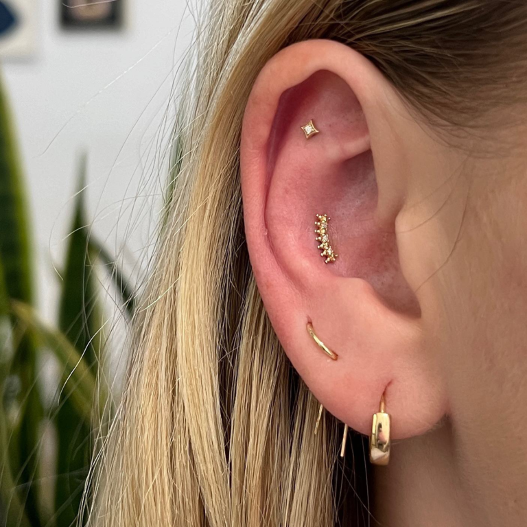 Women with ear piercings. Ear Piercings Near Me San Antonio, TX